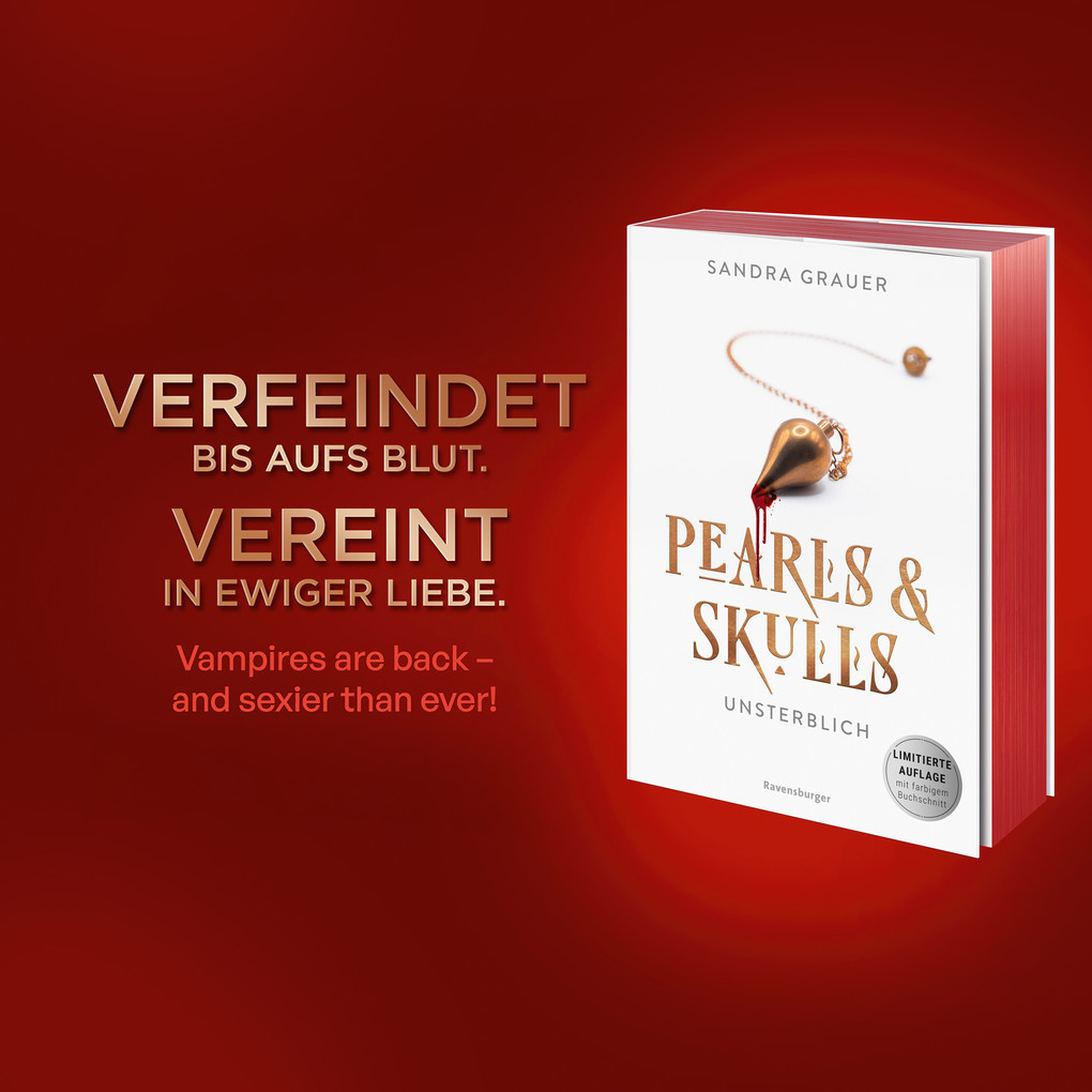 Weitere Ansicht: Pearls & Skulls, Band 1 - Unsterblich | Sandra Grauer