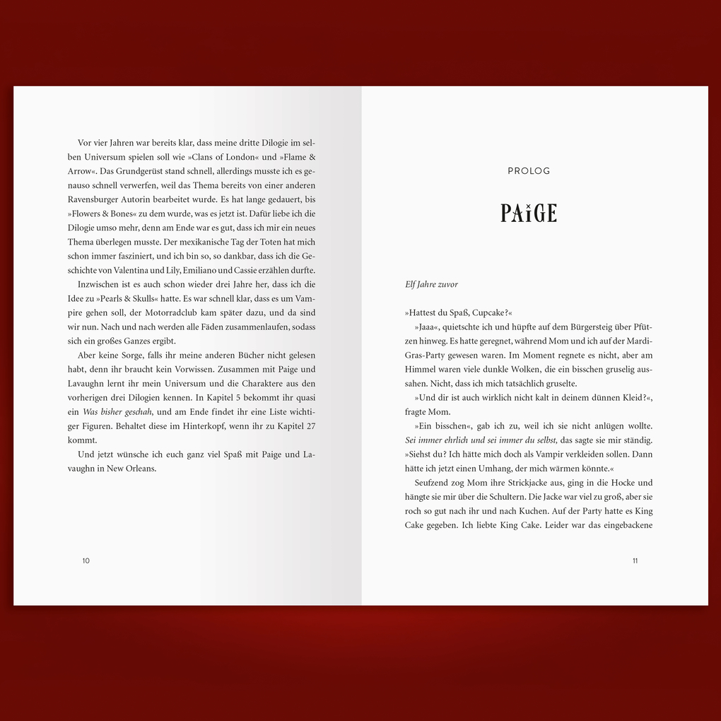 Weitere Ansicht: Pearls & Skulls, Band 1 - Unsterblich | Sandra Grauer