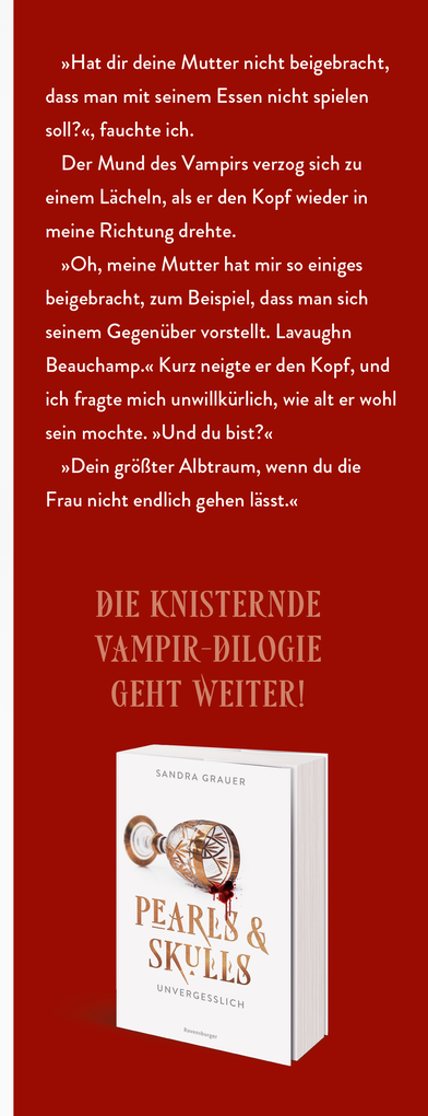 Weitere Ansicht: Pearls & Skulls, Band 1 - Unsterblich | Sandra Grauer