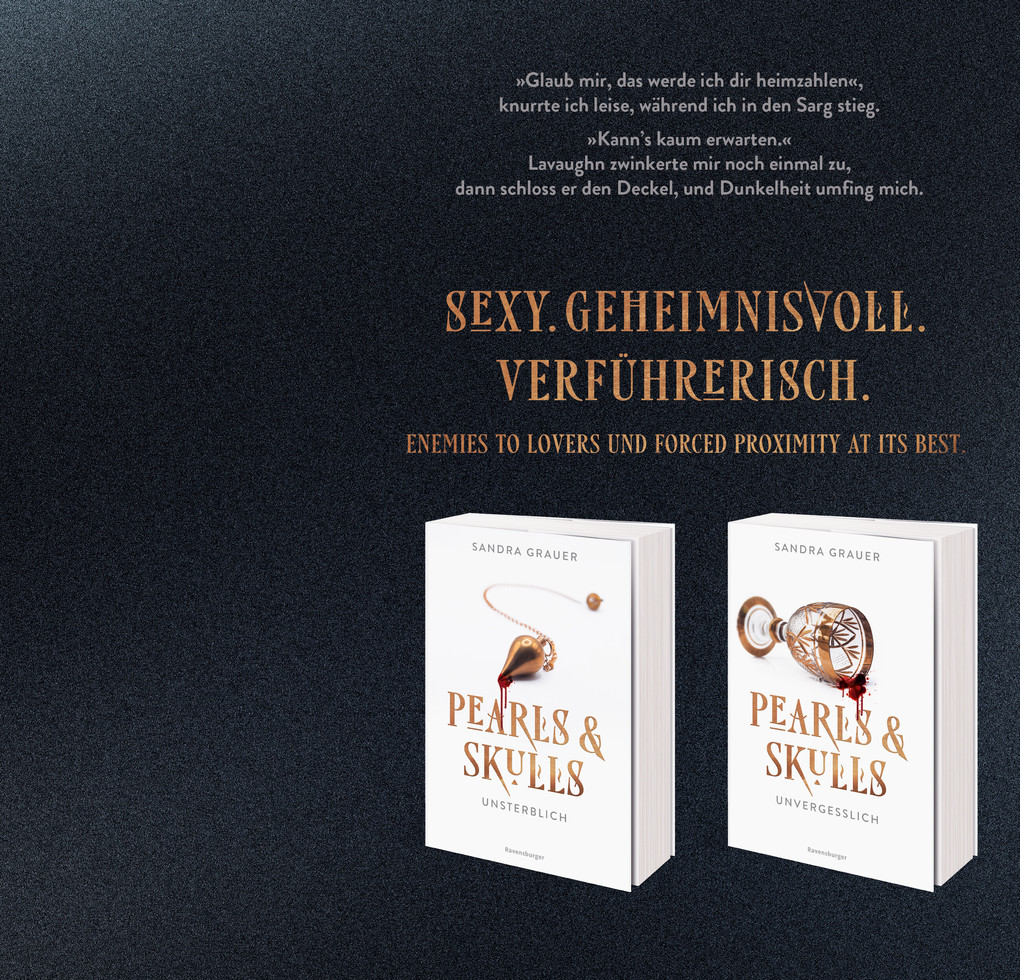 Weitere Ansicht: Pearls & Skulls, Band 1 - Unsterblich | Sandra Grauer