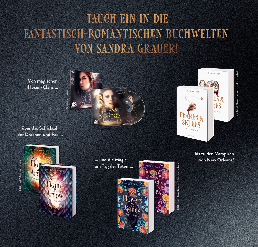 Weitere Ansicht: Pearls & Skulls, Band 1 - Unsterblich | Sandra Grauer