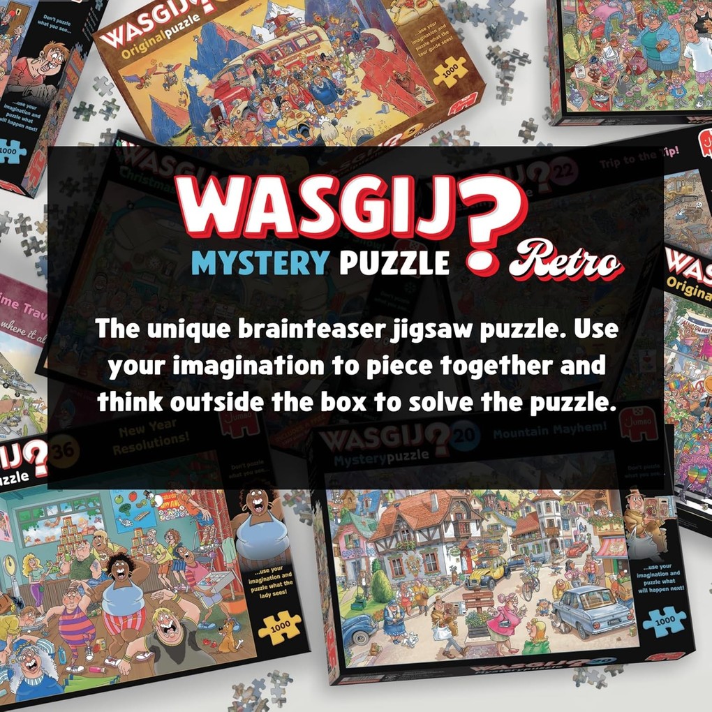 Weitere Ansicht: Wasgij Retro Mystery 9 - Zugüberfall - Puzzle 1000 Teile