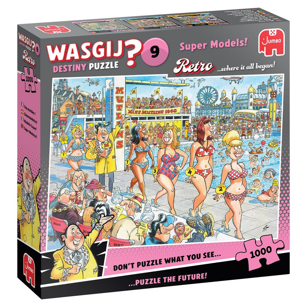 Weitere Ansicht: Wasgij Retro Destiny 9 - Super Models - Puzzle 1000 Teile