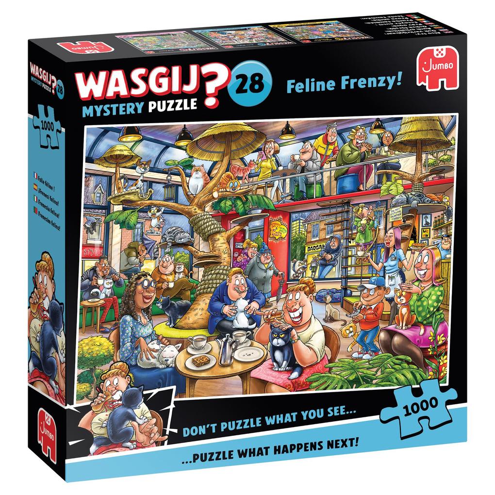 Weitere Ansicht: Wasgij Mystery 28 - Feline Frenzy - Puzzle 1000 Teile