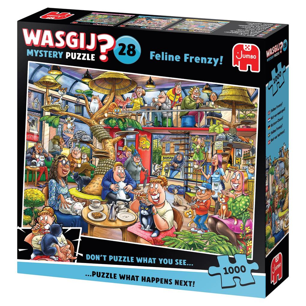 Weitere Ansicht: Wasgij Mystery 28 - Feline Frenzy - Puzzle 1000 Teile