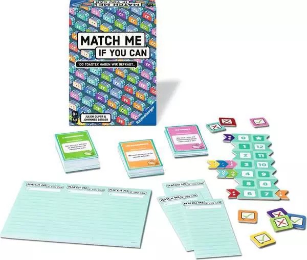 Weitere Ansicht: Match Me If You Can - Gesellschaftsspiel & Brettspiel ab 8 Jahre | Julien Gupta, Johannes Berger