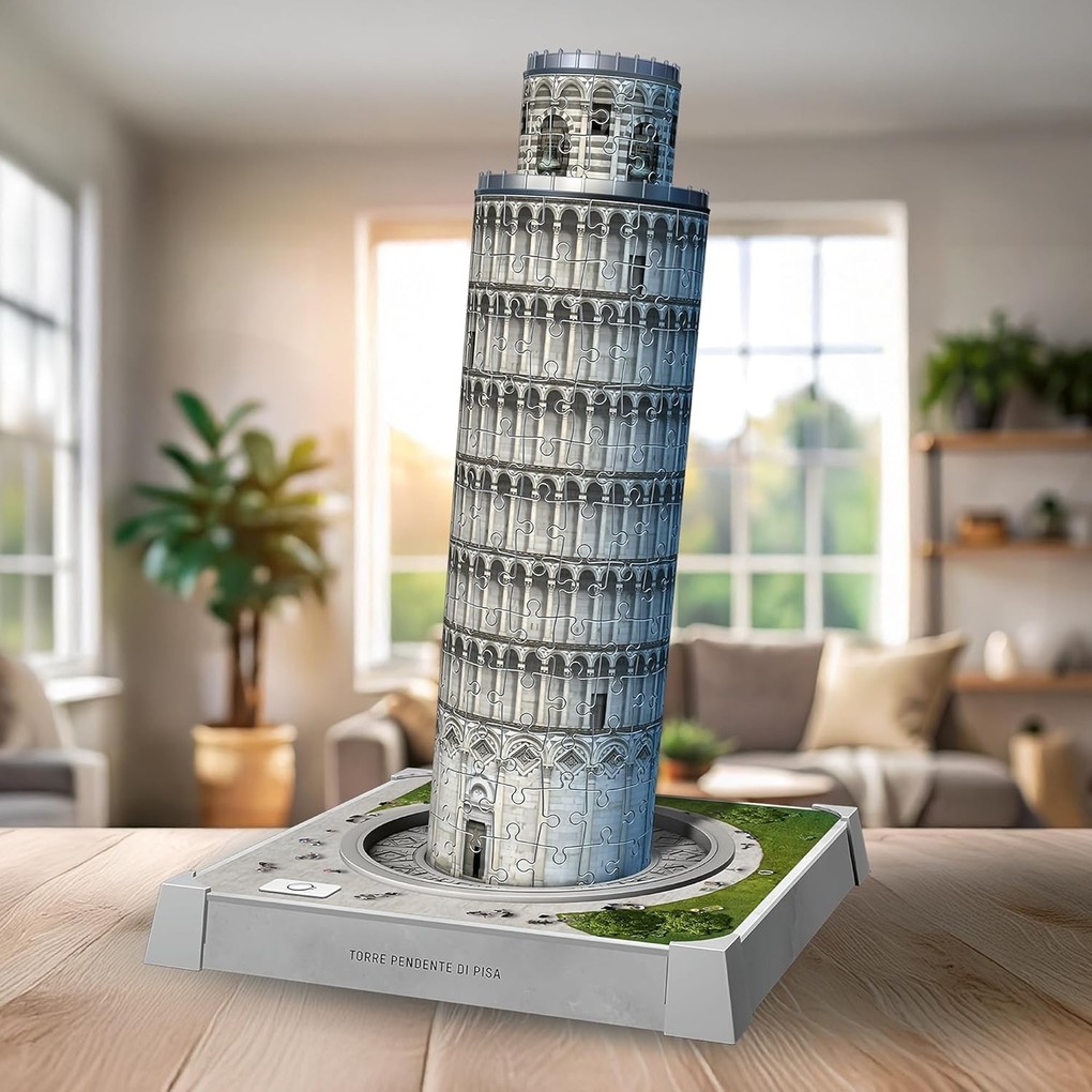 Weitere Ansicht: 3D Puzzle Iconics: Schiefer Turm von Pisa - mit Licht