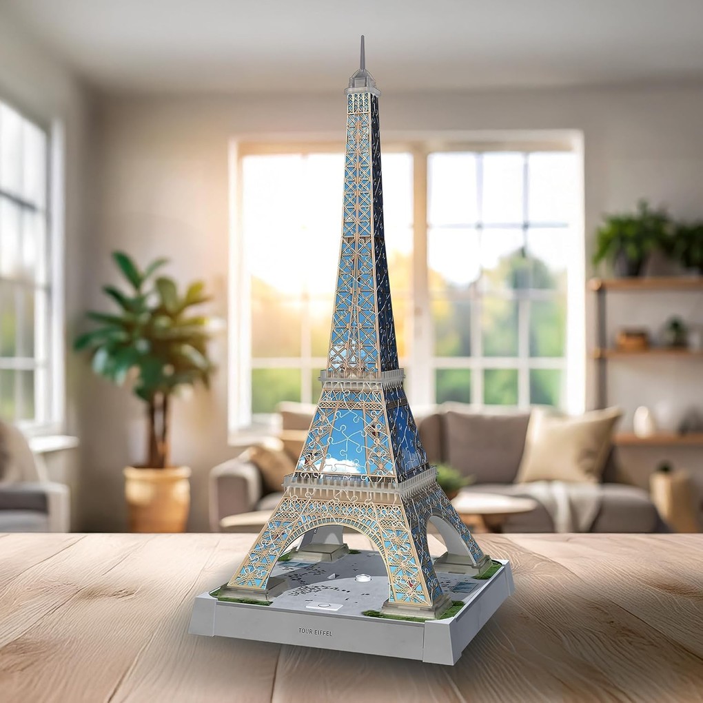 Weitere Ansicht: 3D Puzzle Iconics: Eiffelturm - mit Licht