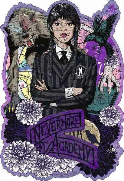 Weitere Ansicht: Wooden Puzzle 300 Teile - Wednesday