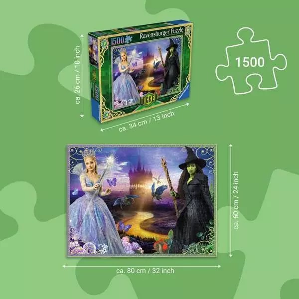 Weitere Ansicht: Erwachsenenpuzzle 1500 Teile - Wicked Movie Teil 2
