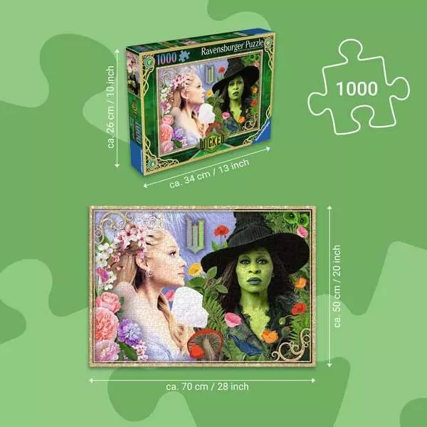 Weitere Ansicht: Erwachsenenpuzzle 1000 Teile - Wicked Movie Teil 2