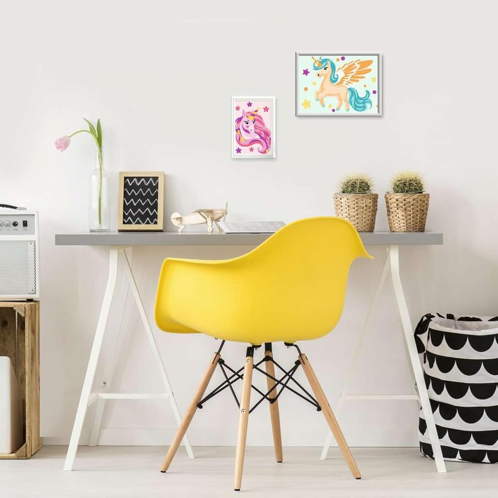 Weitere Ansicht: CreArt, Malen nach Zahlen Kinder - Neon Atelier Einhorn