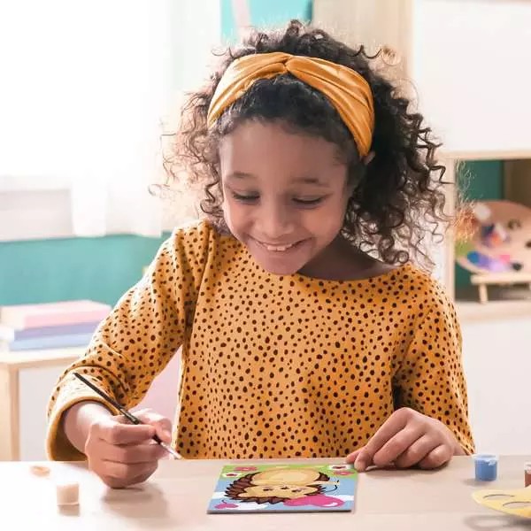 Weitere Ansicht: CreArt, Malen nach Zahlen Kinder - Herziger Igel