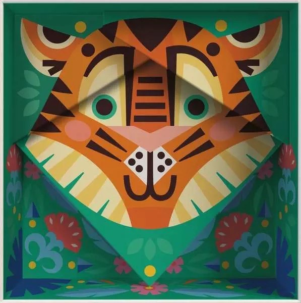 Weitere Ansicht: CreArt, Malen nach Zahlen Do it together - Tiger