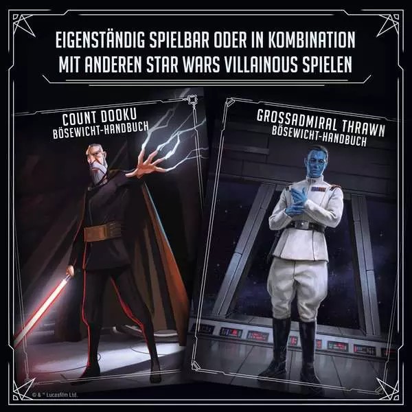 Weitere Ansicht: Star Wars Villainous: Eiskalte Taktiken - Gesellschaftsspiel & Brettspiel ab 10 Jahre | Prospero Hall