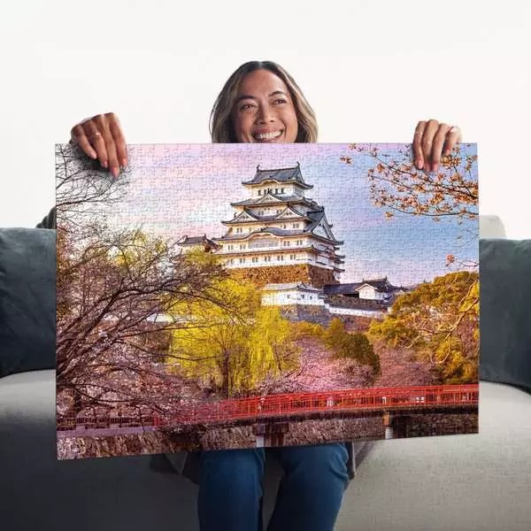 Weitere Ansicht: Erwachsenenpuzzle 1000 Teile - Burg Himeji, Japan