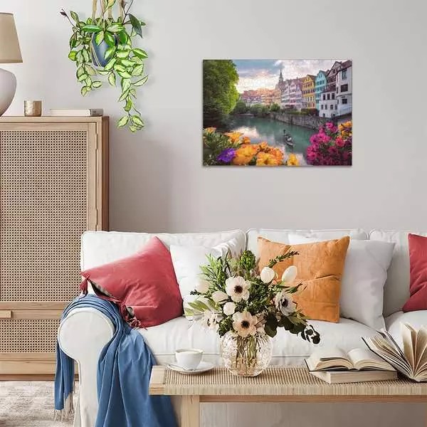 Weitere Ansicht: Erwachsenenpuzzle 1000 Teile - Ausflug nach Tübingen