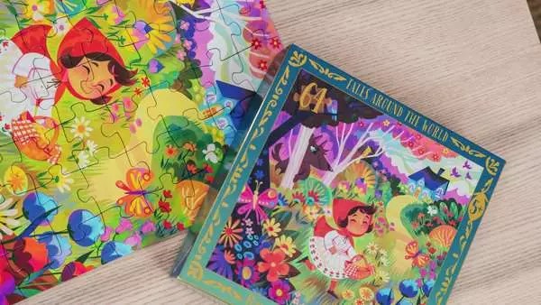 Weitere Ansicht: Kinderpuzzle 64 Teile - Rotkäppchen
