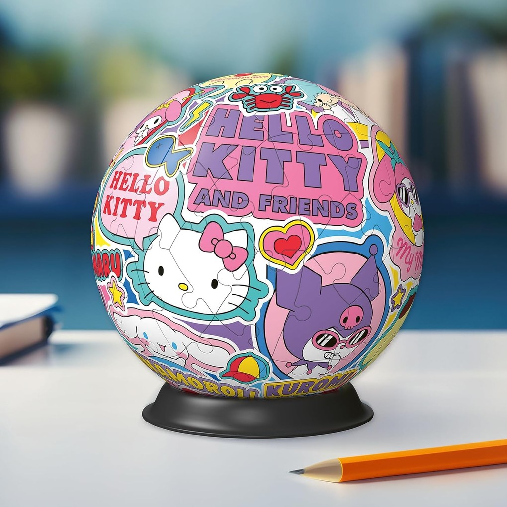 Weitere Ansicht: 3D Puzzle-Ball Hello Kitty and Friends