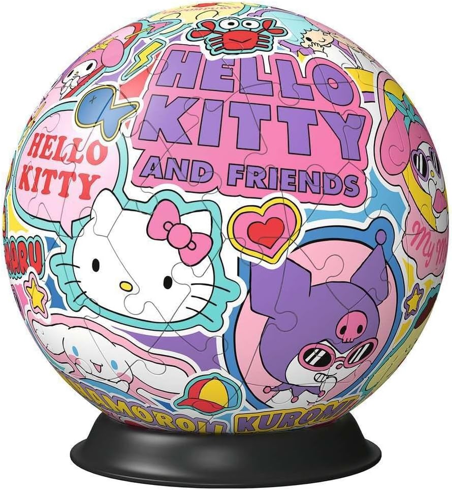 Weitere Ansicht: 3D Puzzle-Ball Hello Kitty and Friends