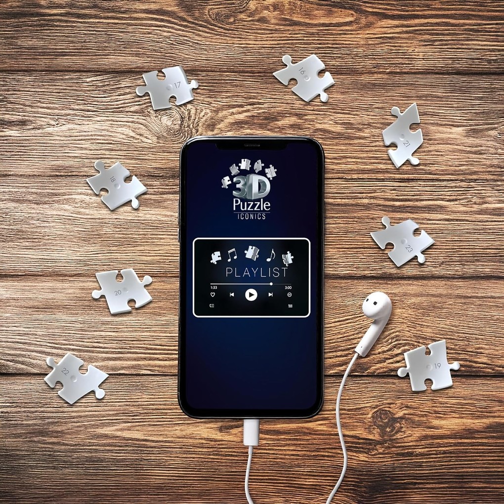 Weitere Ansicht: 3D Puzzle Iconics: Freiheitsstatue - mit Licht