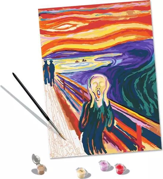 Weitere Ansicht: CreArt, Malen nach Zahlen Art Collection - Der Schrei (Munch)