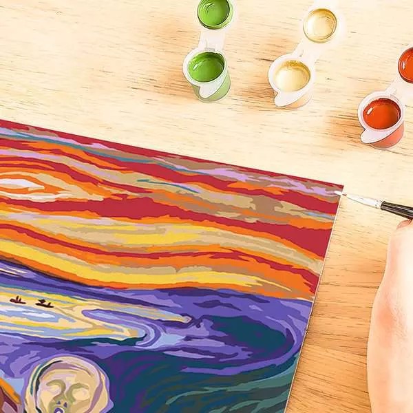 Weitere Ansicht: CreArt, Malen nach Zahlen Art Collection - Der Schrei (Munch)