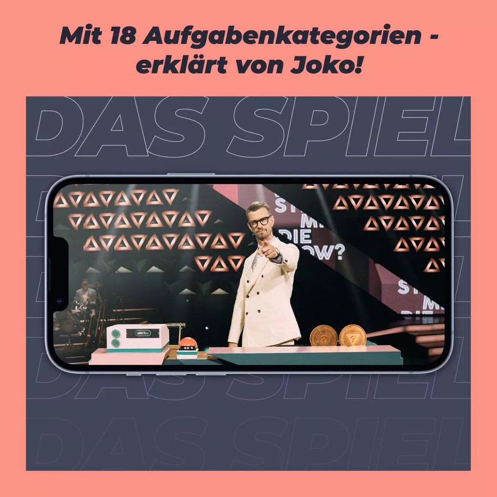 Weitere Ansicht: Wer stiehlt mir die Show? - Gesellschaftsspiel & Brettspiel ab 10 Jahre | Jens Merkl, Florida TV, Seven. One Commerce