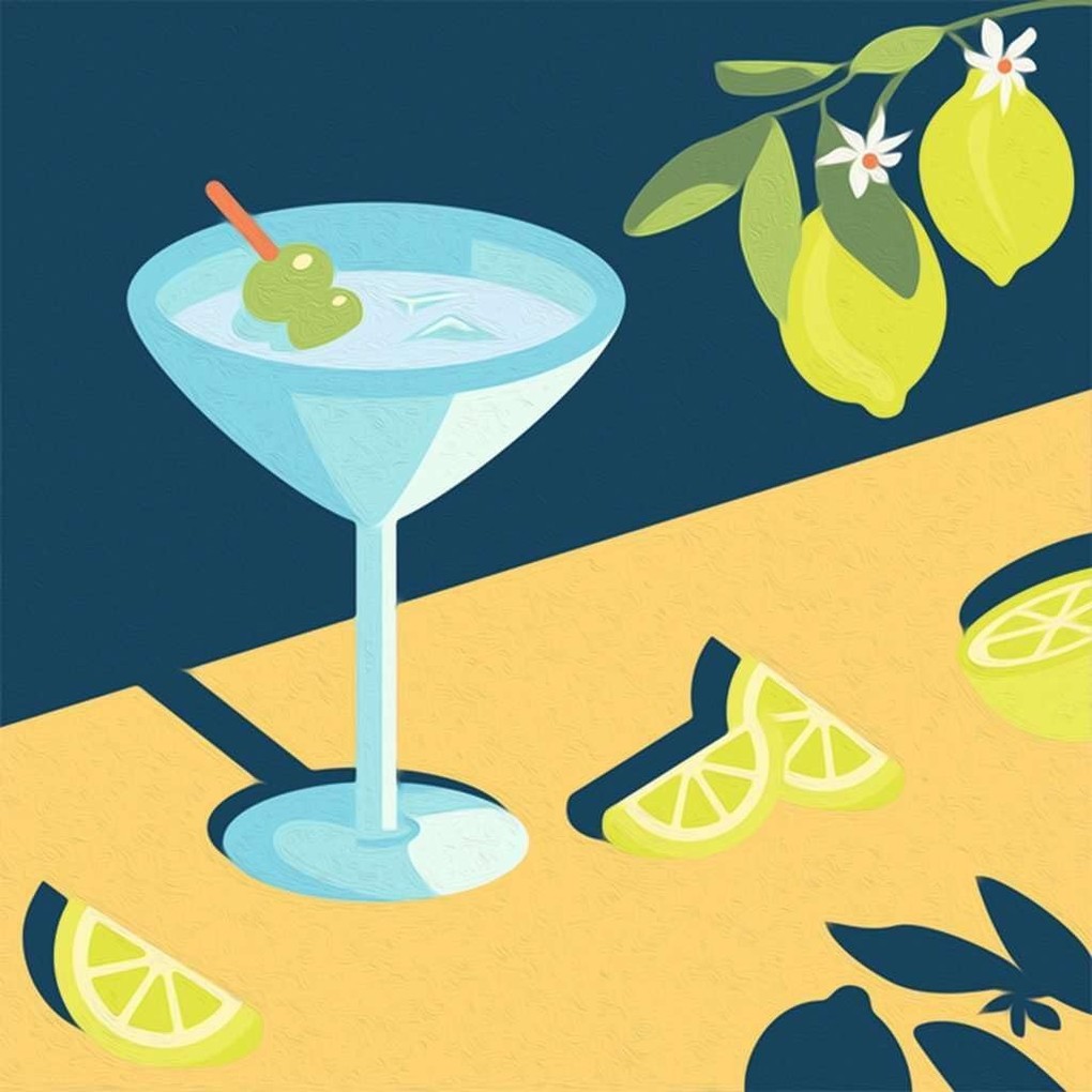 Weitere Ansicht: CreArt, Malen nach Zahlen Adults Trend - Lemon Mocktail
