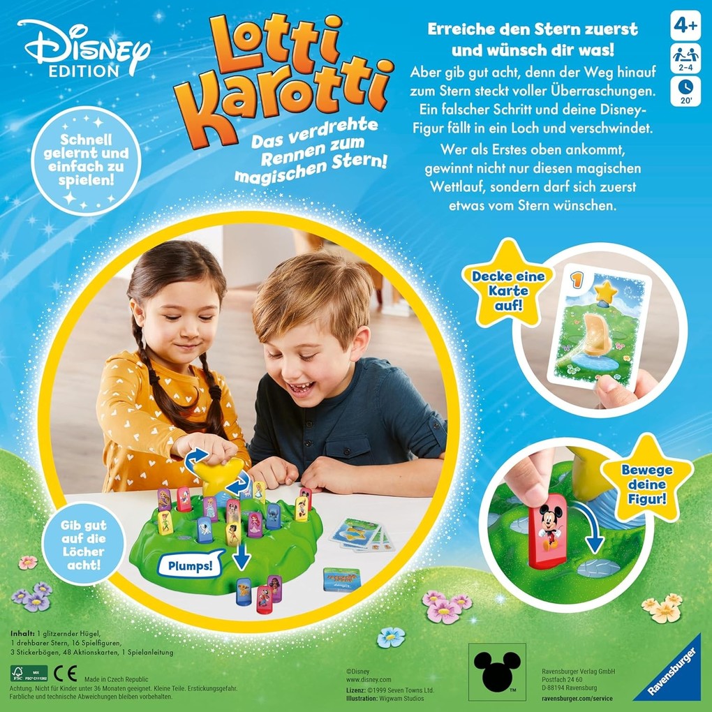 Weitere Ansicht: Lotti Karotti - Disney Edition - Kinderspiel ab 4 Jahre | (c) Seven Towns Ltd.