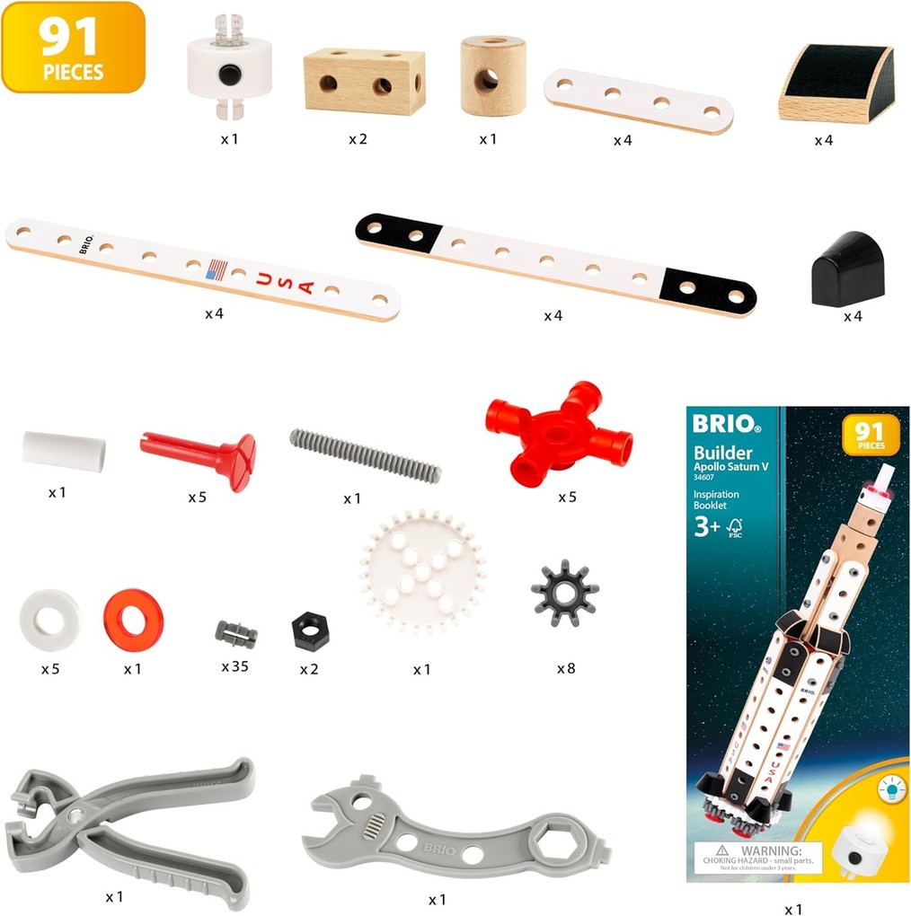 Weitere Ansicht: BRIO Builder - Apollo Saturn V