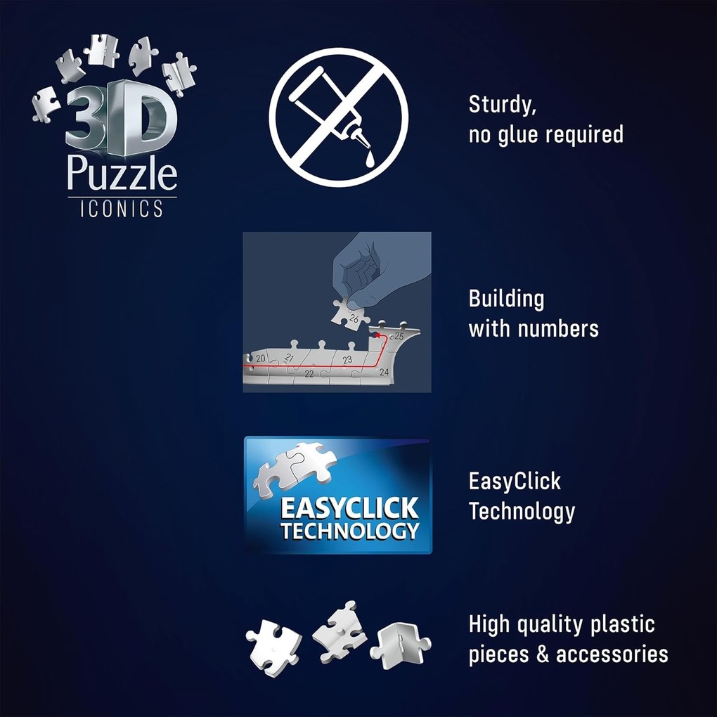 Weitere Ansicht: 3D Puzzle Iconics: Volkswagen T1