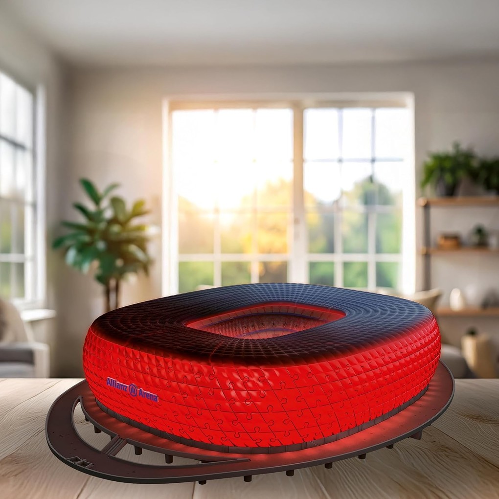 Weitere Ansicht: 3D Puzzle Iconics: Allianz Arena - mit Licht