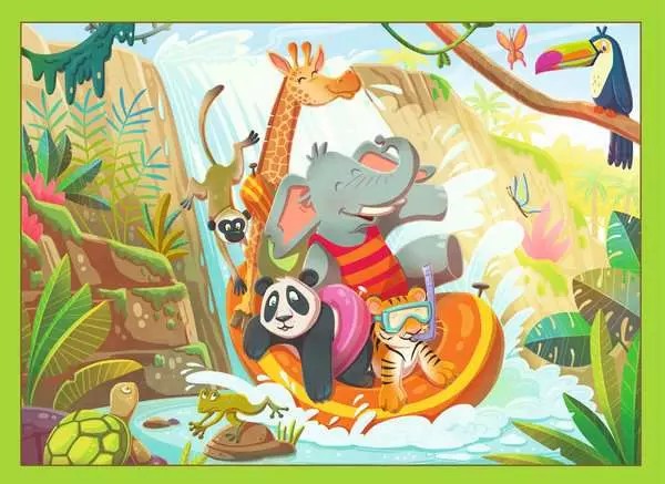 Weitere Ansicht: Kinderpuzzle 4x35 Teile - Speedy Puzzle