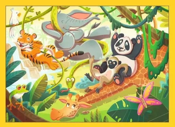 Weitere Ansicht: Kinderpuzzle 4x35 Teile - Speedy Puzzle