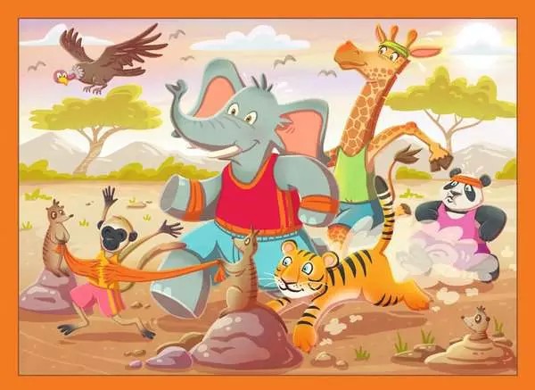 Weitere Ansicht: Kinderpuzzle 4x35 Teile - Speedy Puzzle