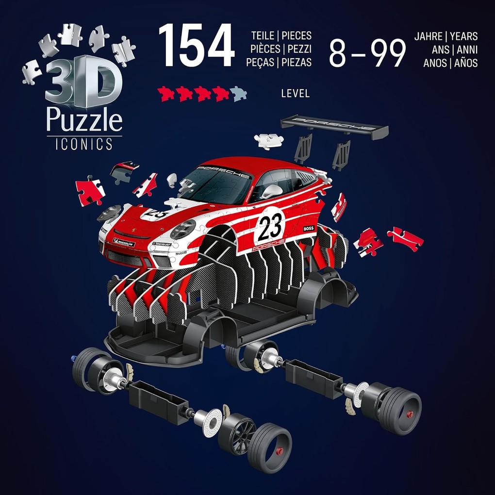 Weitere Ansicht: 3D Puzzle Iconics: Porsche 911 "Salzburg Edition"