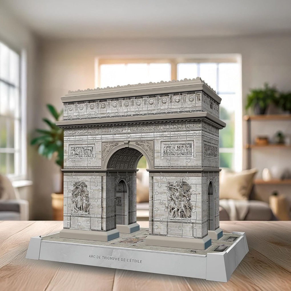 Weitere Ansicht: 3D Puzzle Iconics: Triumphbogen Paris - mit Licht