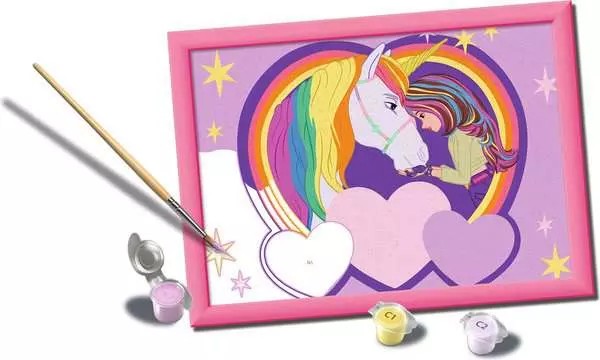 Weitere Ansicht: CreArt, Malen nach Zahlen Kinder Unicorn Academy - Sophia & Wildstar