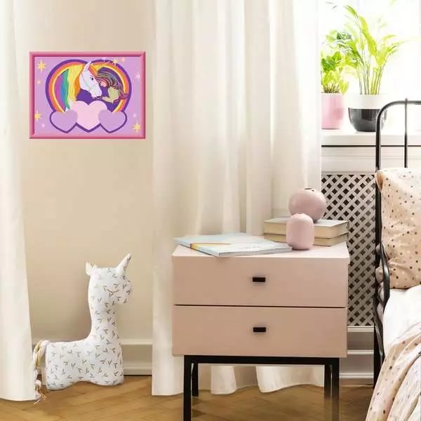 Weitere Ansicht: CreArt, Malen nach Zahlen Kinder Unicorn Academy - Sophia & Wildstar