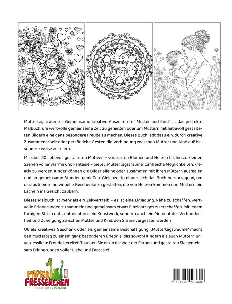 Weitere Ansicht: Muttertagsträume - Gemeinsame kreative Auszeiten für Mutter und Kind | Nanja Holland