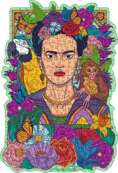 Weitere Ansicht: Wooden Puzzle 300 Teile - Frida Kahlo