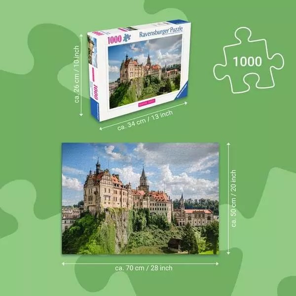 Weitere Ansicht: Erwachsenenpuzzle 1000 Teile - Schloss Sigmaringen, Deutschland