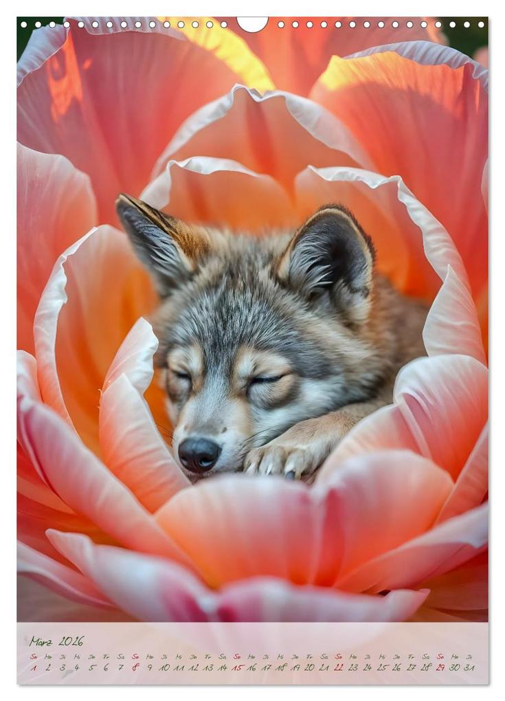 Weitere Ansicht: Schlummerzauber - Die Kinder des Waldes in ihren Blütenwiegen (Wandkalender 2026 DIN A3 hoch), CALVENDO Monatskalender | Fred Schimak, Calvendo