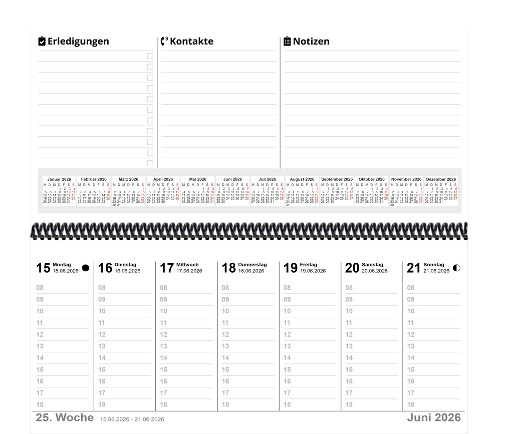 Weitere Ansicht: Lehrer - Tischkalender 2025/26 | Helga Momm