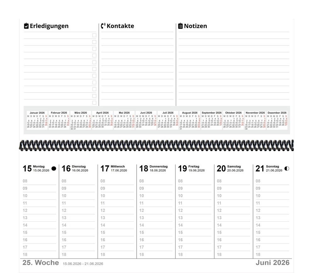 Weitere Ansicht: Lehrer - Tischkalender 2025/26 | Helga Momm