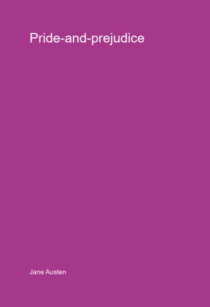 Produktbild: Pride-and-prejudice | Emanuel Melo