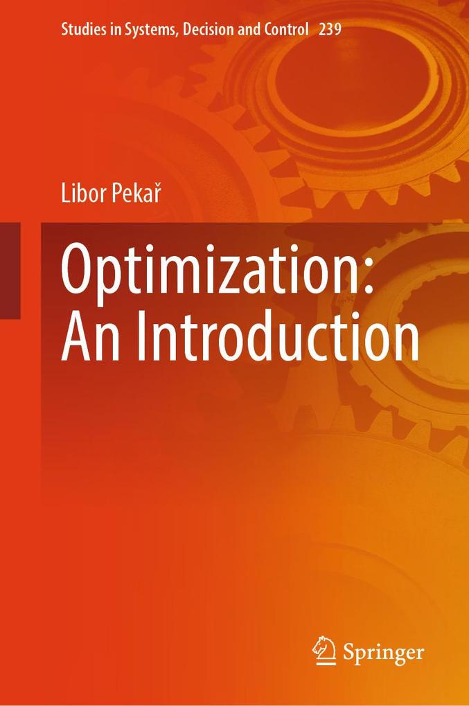 Produktbild: Optimization: An Introduction | Libor Peka
