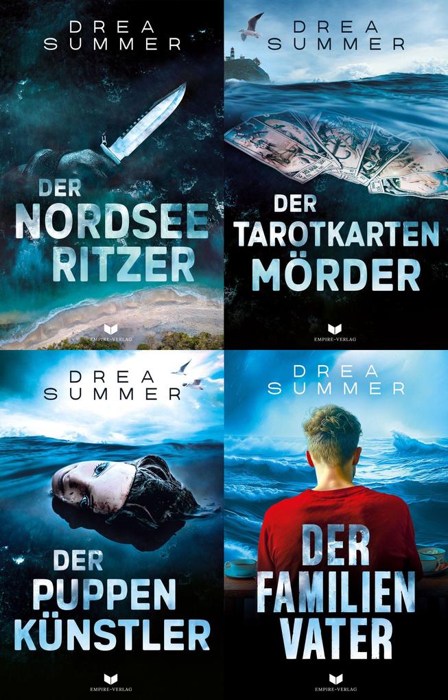 Produktbild: Teufel-Graf-Krimi-Sammelband: Der Nordseeritzer, Der Tarotkartenmörder, Der Puppenkünstler, Der Familienvater | Drea Summer