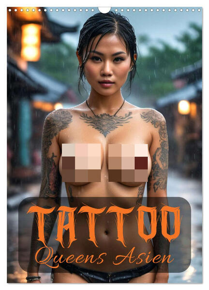 Produktbild: Tattoo Queens Asien (Wandkalender 2026 DIN A3 hoch), CALVENDO Monatskalender | Calvendo, ShirtScene, ShirtScene ShirtScene
